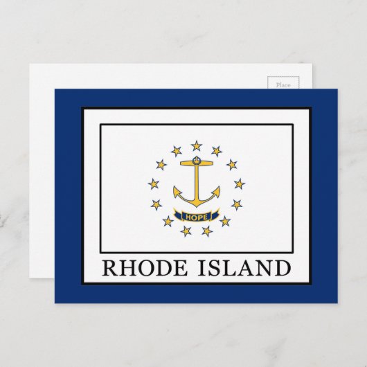 Rhode Island Briefkaart (Voorkant / Achterkant)
