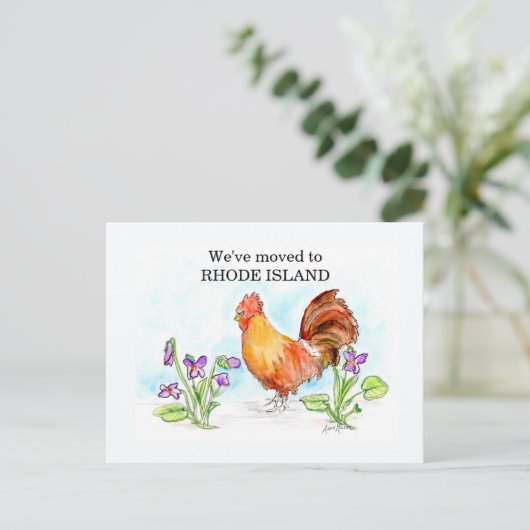 Rhode Island Briefkaart (Staand voorkant)