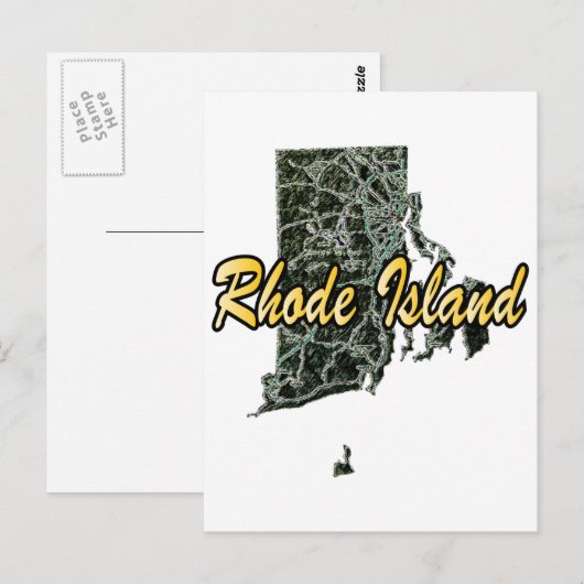 Rhode Island Briefkaart (Voorkant / Achterkant)