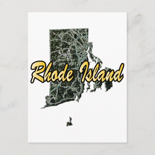 Rhode Island Briefkaart (Voorkant)