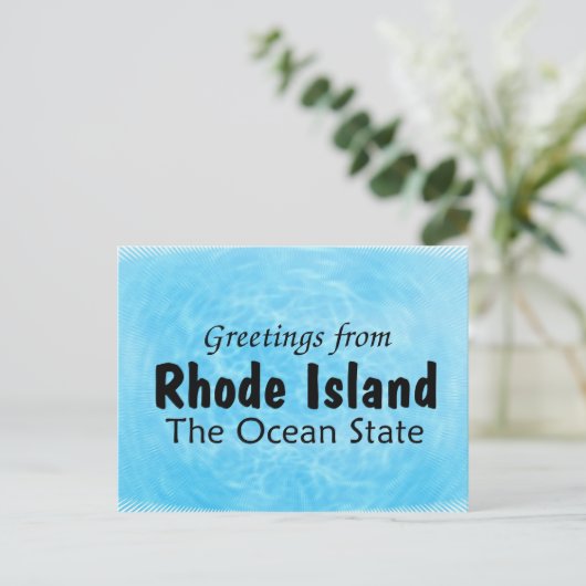 Rhode Island Briefkaart (Staand voorkant)