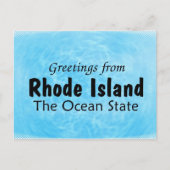 Rhode Island Briefkaart (Voorkant)
