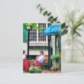 Rhode Island - Cafe Newport RI Briefkaart (Staand voorkant)