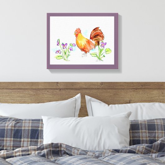 Rhode Island Canvas Afdruk (Insitu (Slaapkamer))