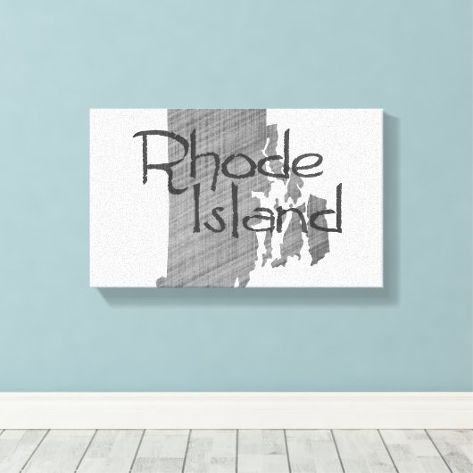 Rhode Island Canvas Afdruk (Insitu (Houten vloer))
