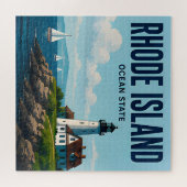 Rhode Island Capitol-haven Ocean State Legpuzzel (Horizontaal)