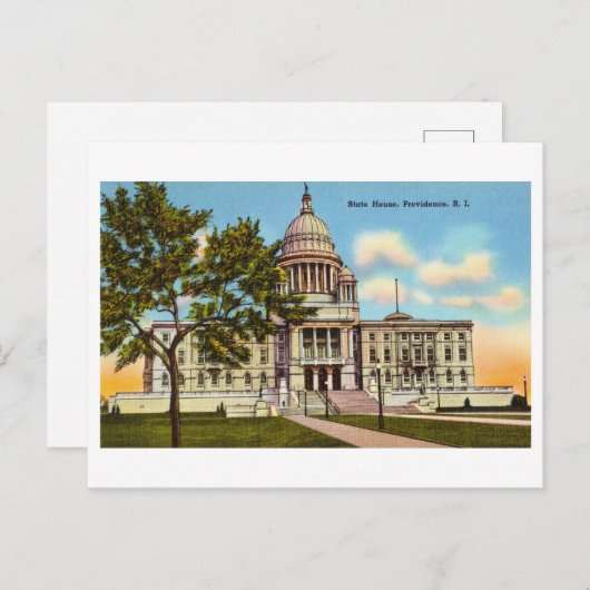 Rhode Island Capitol / State House Briefkaart (Voorkant / Achterkant)