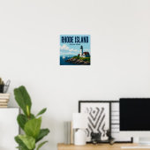 Rhode Island Capitool Haven Ocean Staat Poster (Thuiskantoor)