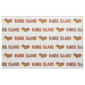 Rhode Island Clam Cakes Fried Clamcakes Seafood Stof (Fat Quarter)