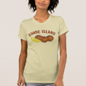 Rhode Island Clam Cakes Fried Clamcakes Seafood T-shirt (Voorkant)