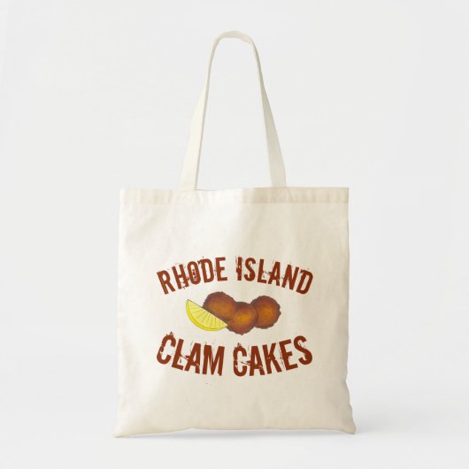 Rhode Island Clam Cakes Fried Clamcakes Seafood Tote Bag (Voorkant)