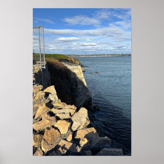 Rhode Island Cliff Walk Poster (Voorkant)