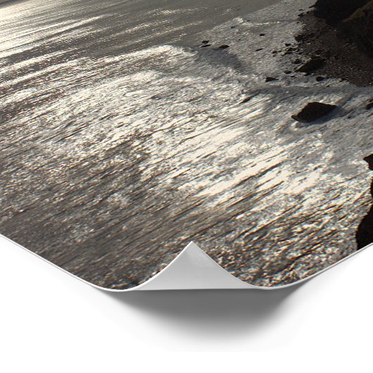 Rhode Island Cliffside Ocean Waterscape Poster (Hoek)