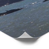 Rhode Island Cliffside Ocean Waterscape Poster (Hoek)