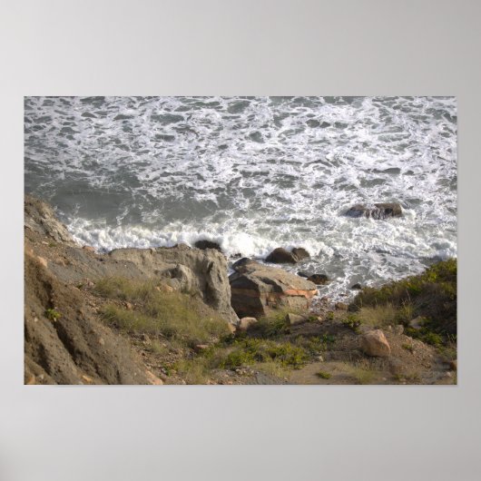 Rhode Island Cliffside Waterscape Poster (Voorkant)
