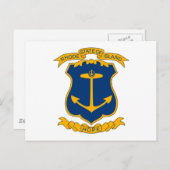 Rhode Island Coat of Arms Briefkaart (Voorkant / Achterkant)