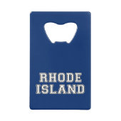 Rhode Island Creditkaart Flessenopener (Voorkant)
