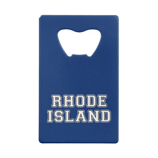 Rhode Island Creditkaart Flessenopener (Achterkant)