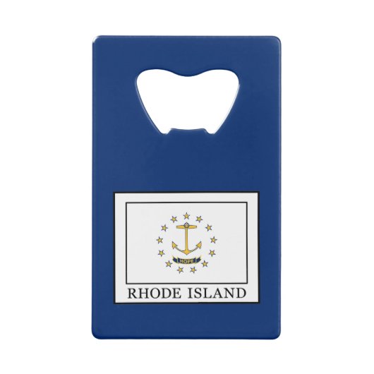 Rhode Island Creditkaart Flessenopener (Voorkant)