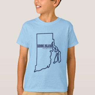 Rhode Island - Daadwerkelijke Grootte T-shirt