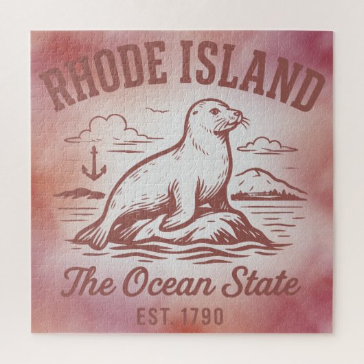 Rhode Island de eilandraad Legpuzzel (Verticaal)