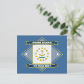 Rhode Island Diamond Briefkaart (Staand voorkant)