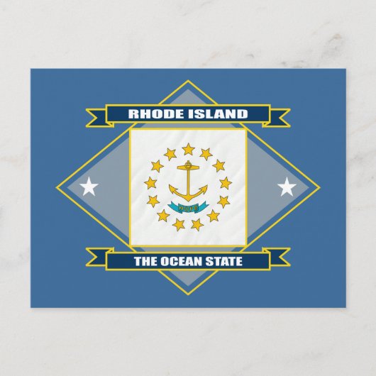 Rhode Island Diamond Briefkaart (Voorkant)