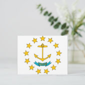 Rhode Island Flag Briefkaart (Staand voorkant)