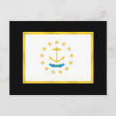 RHODE ISLAND FLAG BRIEFKAART (Voorkant)