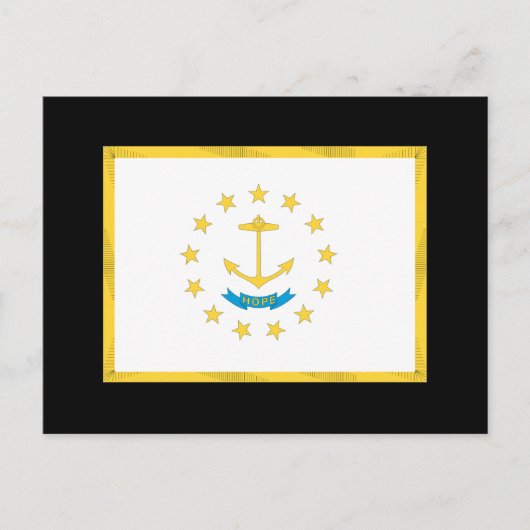 RHODE ISLAND FLAG BRIEFKAART (Voorkant)