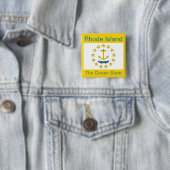 Rhode Island Flag Button (In situ)