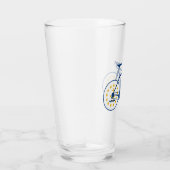 Rhode Island Flag Cycling Glas (Rechts)