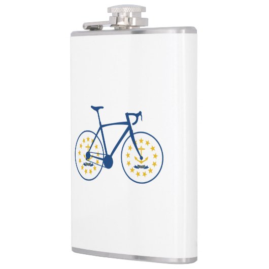 Rhode Island Flag Cycling Heupfles (Links)