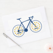 Rhode Island Flag Cycling Rechthoekige Sticker (Envelop)