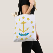 RHODE ISLAND Flag Design - Tote Bag (Dichtbij)
