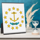 Rhode Island Flag Fotoplaat (Zijkant)