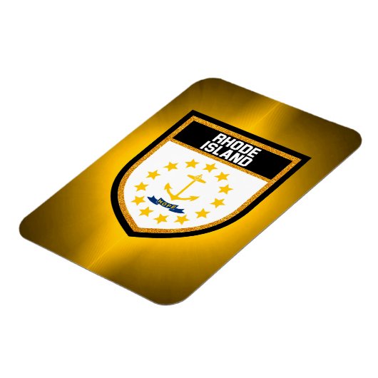 Rhode Island Flag Magneet (Linkerzijde)