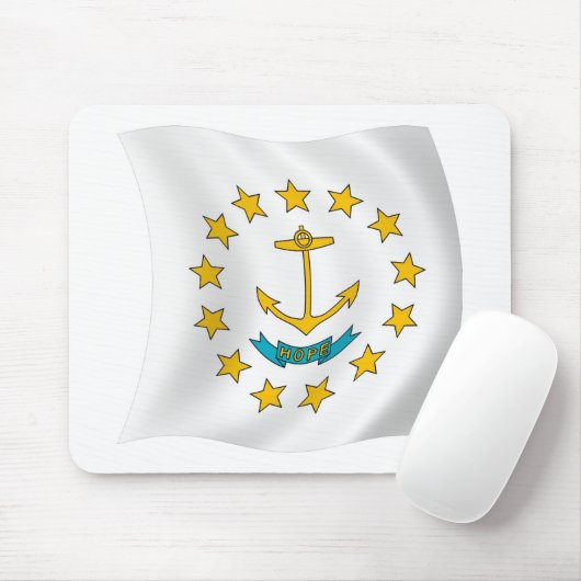Rhode Island Flag Mousepad Muismat (Met muis)