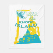 Rhode Island Fleece Blanket (Voorkant)
