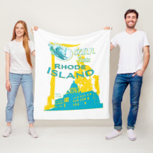 Rhode Island Fleece Blanket