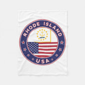 Rhode Island Fleece Deken (Voorkant)