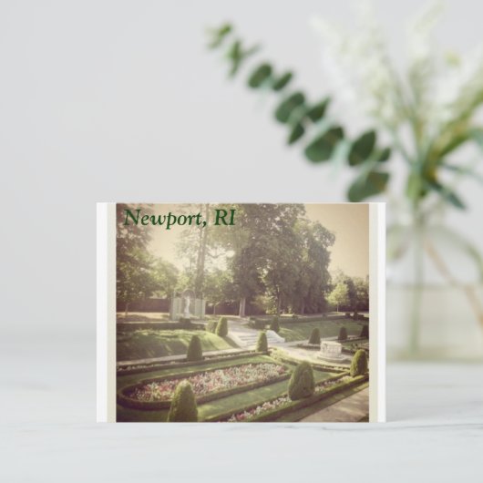 Rhode Island Gardens Briefkaart (Staand voorkant)