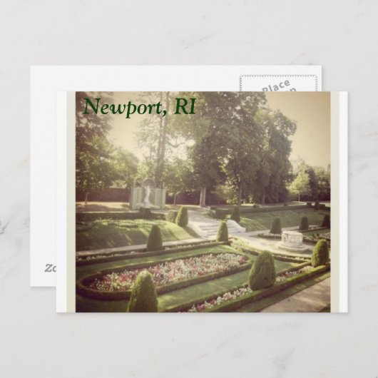 Rhode Island Gardens Briefkaart (Voorkant / Achterkant)