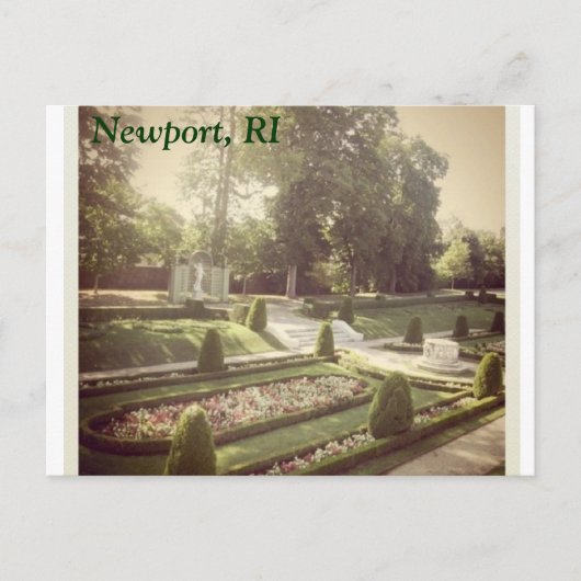 Rhode Island Gardens Briefkaart (Voorkant)