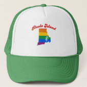 RHODE ISLAND GAY PRIDE TRUCKER PET (Voorkant)