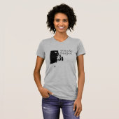 Rhode Island Geboren en opgegroeid staatsT-shirt T-shirt (Voorkant volledig)