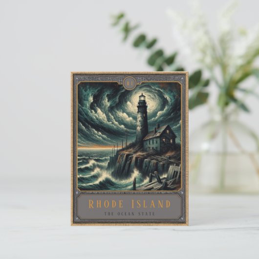 Rhode Island | Gotische kunst Briefkaart (Staand voorkant)