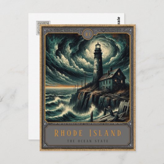 Rhode Island | Gotische kunst Briefkaart (Voorkant / Achterkant)