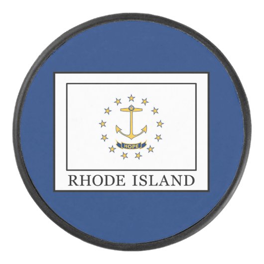 Rhode Island Hockey Puck (Voorkant)