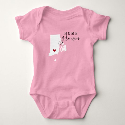 Rhode Island Home Grown State T-shirt (Voorkant)